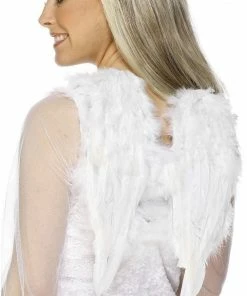 Smiffys Large Angel Wings - White