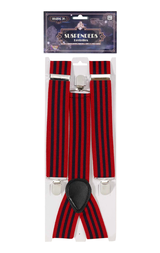 Morris Costumes Accessories Striped Braces Accessory