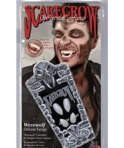 Scarecrow Halloween Werewolf Fangs