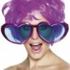 Smiffys Giant Heart Glasses Accessory