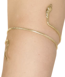 Smiffys Greek And Roman Gold Snake Bracelet Accessory