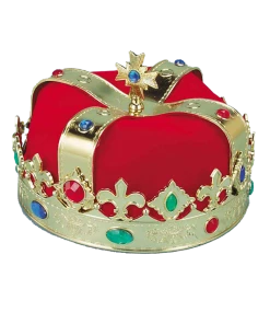 Bristol Novelty Jewelled Fabric Crown Accessories