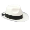 Bristol Novelty White Gangster Hat Accessories
