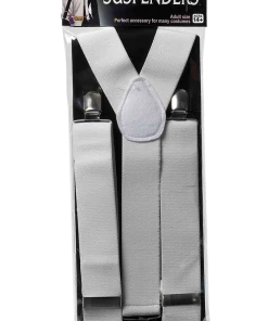 Morris Costumes Accessories White Braces Accessory