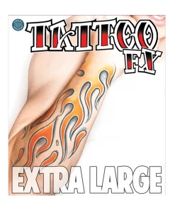 Tinsley Transfers Flames Temp Tattoo Accessories