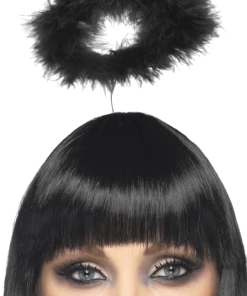 Smiffys Halloween Black Angel Halo Accessory