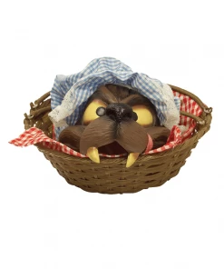 Rubies Basket With Wolf Head Storybook And Fairytale