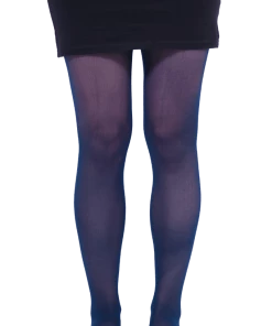 Rubies Crayons Adult Thick Translucent Tights Blue