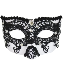 Generic Delma White/Black Mask Accessories