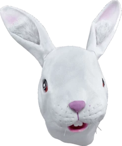 Bristol Novelty Adult White Rabbit Mask