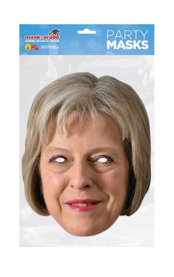 Rubies Celebrity Theresa May Paper Facepiece Accessory