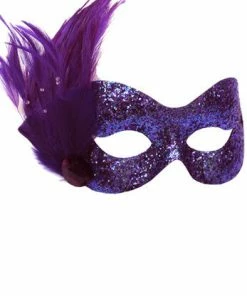 Generic Masks Camillie Purple Glitter