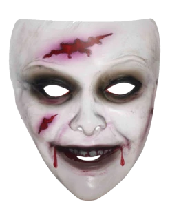 Morris Costumes Accessories Transparent Zombie Mask