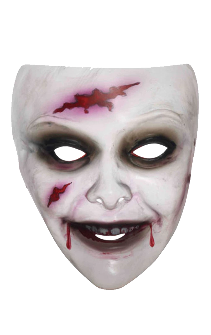 Morris Costumes Accessories Transparent Zombie Mask