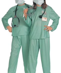 Rubies All Girls Costumes Child ER Doctor Scrubs Uniform Fancy Dress Costume