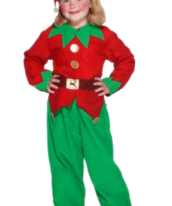 Smiffys Child Elf Costume Christmas