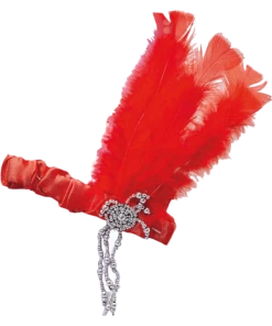 Palmer Accessories 20s Red Flapper Headband