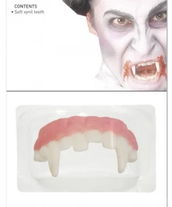 Smiffys All Mens Costumes Vampire Fangs (Top Only)
