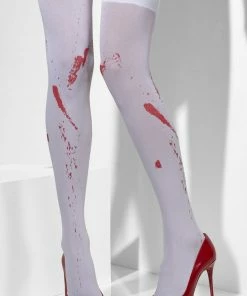 Smiffys Clowns Adult Blood Stained Thigh Highs