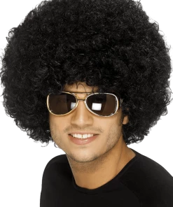 Smiffys Accessories Black Afro Wig