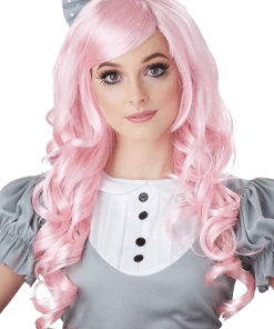 California Costumes Pink Doll Cosplay Wig Accessories