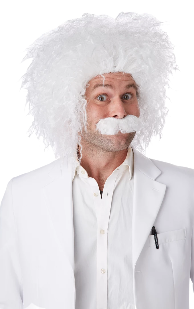 California Costumes Einstein Wig And Moustache Accessories