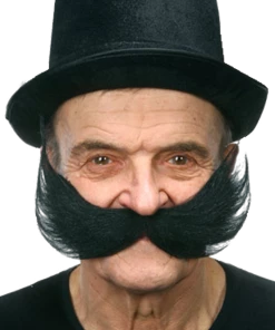 Generic All Mens Costumes Czar Black Moustache