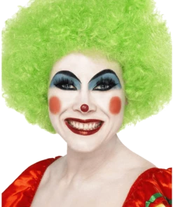 Bristol Novelty Accessories Green Clown Afro Wig