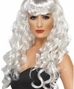 Smiffys Accessories Siren Wig WHITE