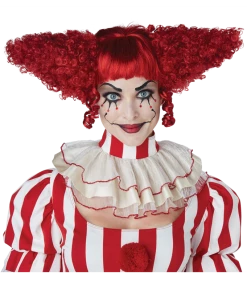 California Costumes Creepy Clown Dark Red Wig Accessories