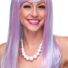 Generic All Womens Costumes Kelly Venus Blue, Purple & Pink Wig