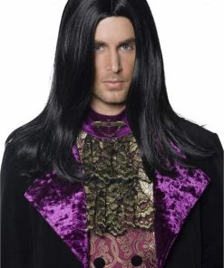 Smiffys Halloween Adult Gothic Count Wig