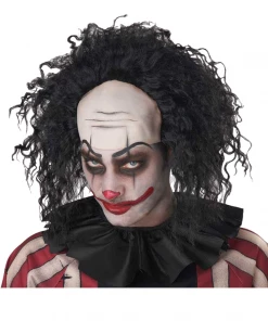 California Costumes Clown Pattern Baldness Wig