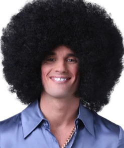 Generic Giant Black Afro Wig 1970s