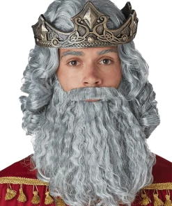 California Costumes Grey Biblical King Wig And Beard