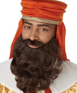California Costumes Facial Hair Brown Nativity Wise Man Beard