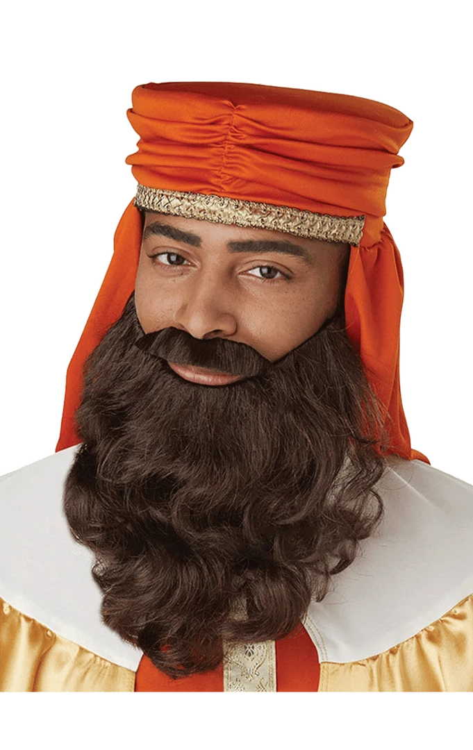 California Costumes Facial Hair Brown Nativity Wise Man Beard