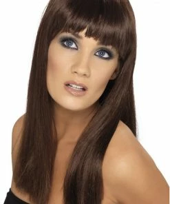 Smiffys Long Brown Wig