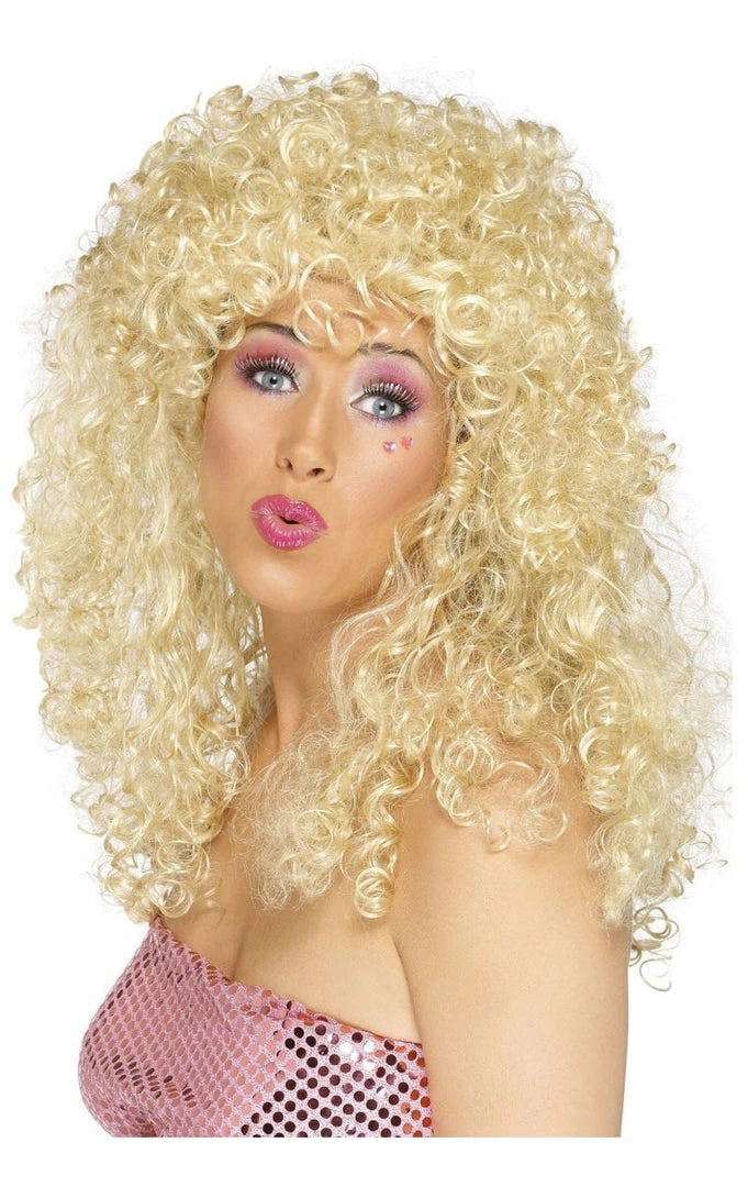 Smiffys Accessories Boogie Babe Wig (Blonde)