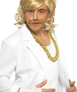 Smiffys Keith Lemon Wig & Moustache