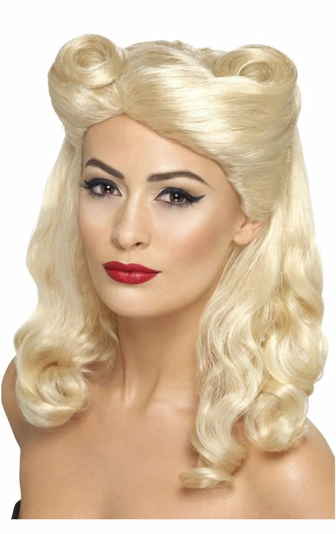 Smiffys 1940s Pin Up Blonde Wig