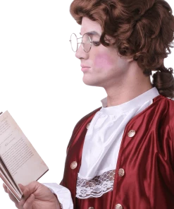 West Bay Inc Accessories Colonial Man Brown Wig