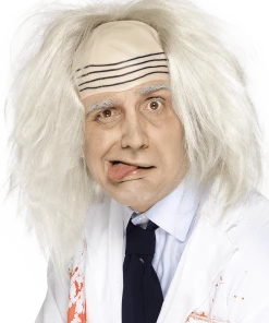 Smiffys White Professor Wig Accessories