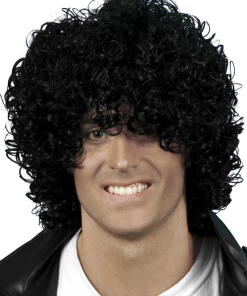Smiffys Afro Black Wig Accessory Accessories