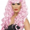 Smiffys Siren Pink Wig Accessories