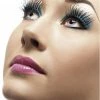 Smiffys Black And Silver Eyelashes Accessories