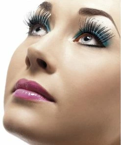 Smiffys Black And Silver Eyelashes Accessories