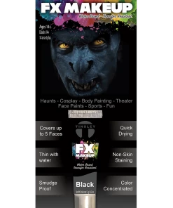 Tinsley Transfers Black Face Paint