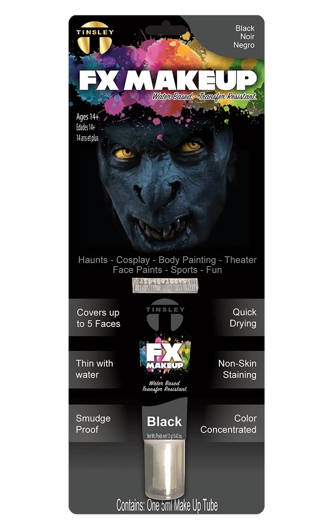 Tinsley Transfers Black Face Paint