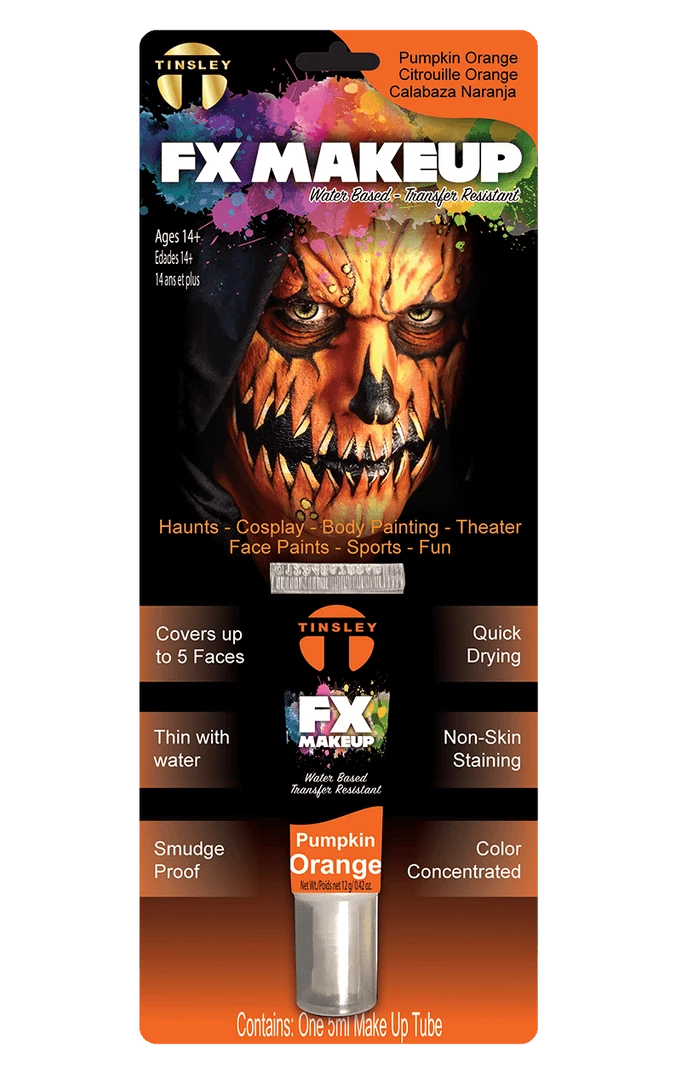 Tinsley Transfers Pumpkin Orange Makeup